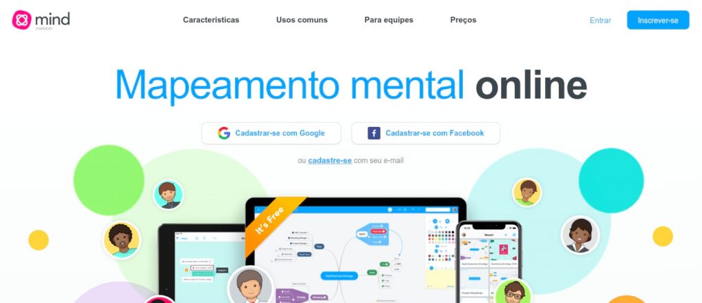 MindMeister para estimular a criatividade